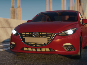 Mazda 3 sedan Model 3D