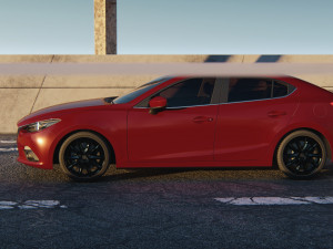 Mazda 3 sedan Model 3D