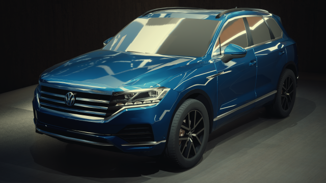 Volkswagen Touareg 2019 3D मॉडल .c4d .max .obj .3ds .fbx .stl .blend 