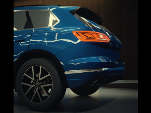 Volkswagen Touareg 2019 3D मॉडल