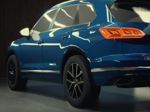 Volkswagen Touareg 2019 3D मॉडल