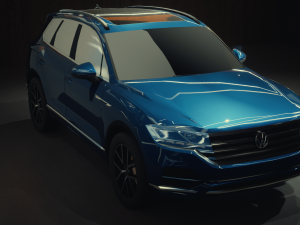 Volkswagen Touareg 2019 3D मॉडल