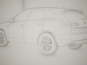 Volkswagen Touareg 2019 3D मॉडल