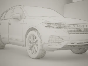 Volkswagen Touareg 2019 Modelo 3D
