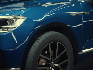 Volkswagen Touareg 2019 3D मॉडल