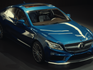 Mercedes Benz CLS 500 3D 3D Модель
