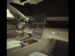 Mercedes Benz CLS 500 3D 3D Модель