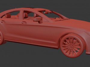 Mercedes Benz CLS 500 3D 3D Модель