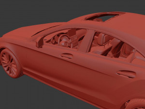 Mercedes Benz CLS 500 3D 3D Модель