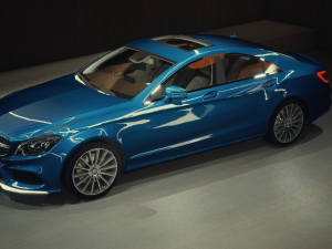 Mercedes Benz CLS 500 3D 3D Модель