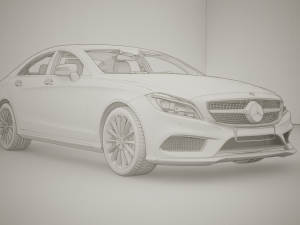 Mercedes Benz CLS 500 3D 3D Модель