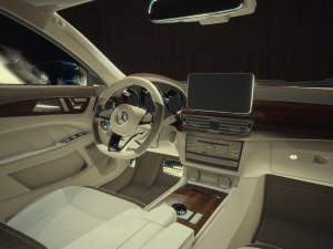 Mercedes Benz CLS 500 3D 3D Модель