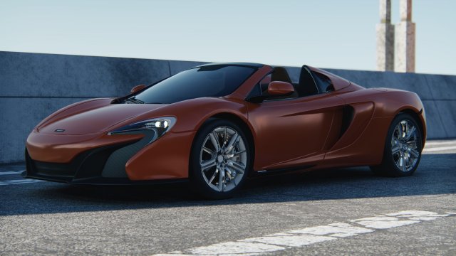 Mclaren 650S 3D Model .c4d .max .obj .3ds .fbx .stl .blend