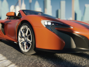 Mclaren 650S 3D Model