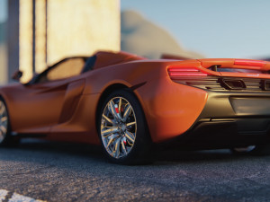 Mclaren 650S 3D Model