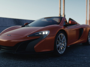 Mclaren 650S 3D Model