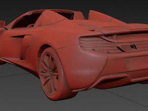 Mclaren 650S 3D Model
