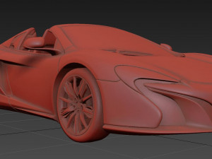 Mclaren 650S 3D Model