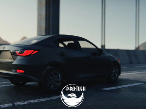 Toyota Yaris sedan 2016 3D Model