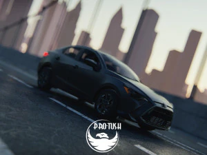 Toyota Yaris sedan 2016 3D Model