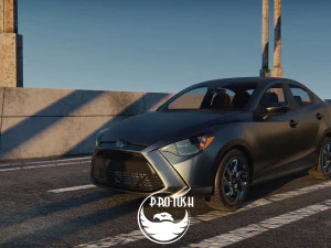 Toyota Yaris sedan 2016 3D Model