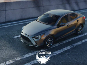 Toyota Yaris sedan 2016 3D Model