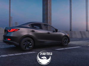 Toyota Yaris sedan 2016 3D Model