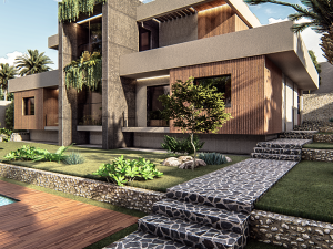 Luxurious Villa in Verdant Surroundings 3D 模型