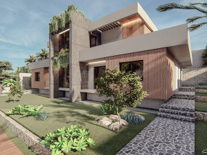 Luxurious Villa in Verdant Surroundings 3D 模型
