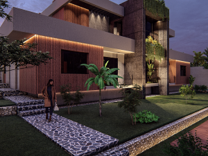 Luxurious Villa in Verdant Surroundings 3D 模型