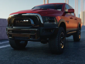 Dodge Ram 1500 2015 Modello 3D