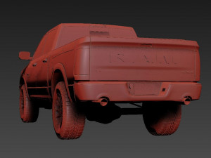 Dodge Ram 1500 2015 Modèle 3D