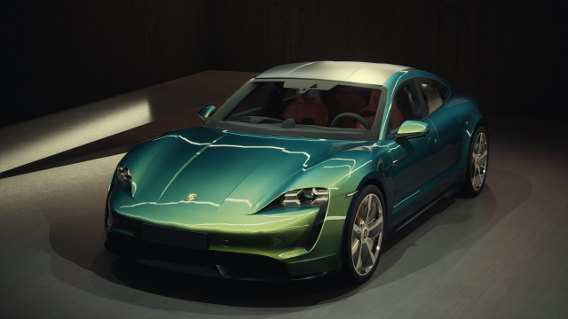 Porsche Taycan 2020 3D 모델 .c4d .max .obj .3ds .fbx .stl .blend 