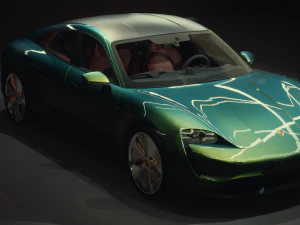 Porsche Taycan 2020 3D Model