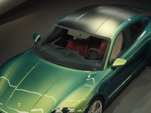 Porsche Taycan 2020 3D Model