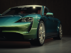 Porsche Taycan 2020 3D 모델