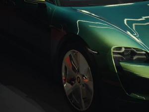 Porsche Taycan 2020 3D Model