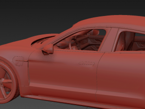 Porsche Taycan 2020 3D 모델