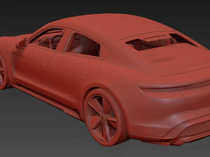Porsche Taycan 2020 3D Model