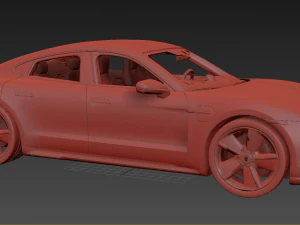 Porsche Taycan 2020 3D Model