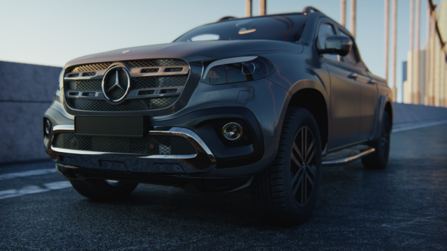 Mercedes Benz X class 2018 3D मॉडल .c4d .max .obj .3ds .fbx .stl .blend 