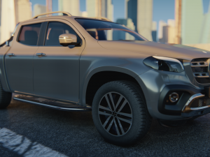 Mercedes Benz X class 2018 3D मॉडल