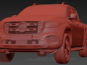 Mercedes Benz X class 2018 3D मॉडल