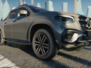 Mercedes Benz X class 2018 3D मॉडल