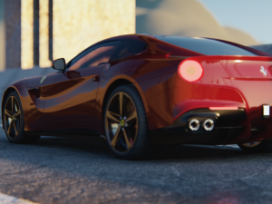 Ferrari 2011 3D मॉडल