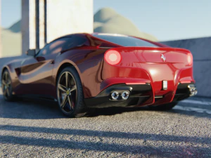 Ferrari 2011 3D Model