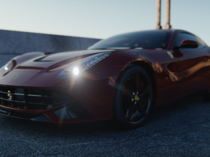 Ferrari 2011 3D मॉडल