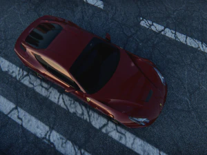 Ferrari 2011 3D Model