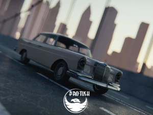 Mercedes-Benz W111 3D Model
