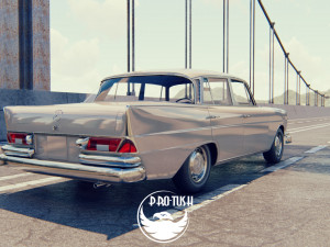 Mercedes-Benz W111 Modelo 3D
